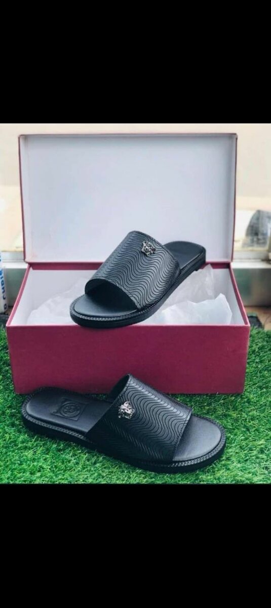 Quality leather slippers