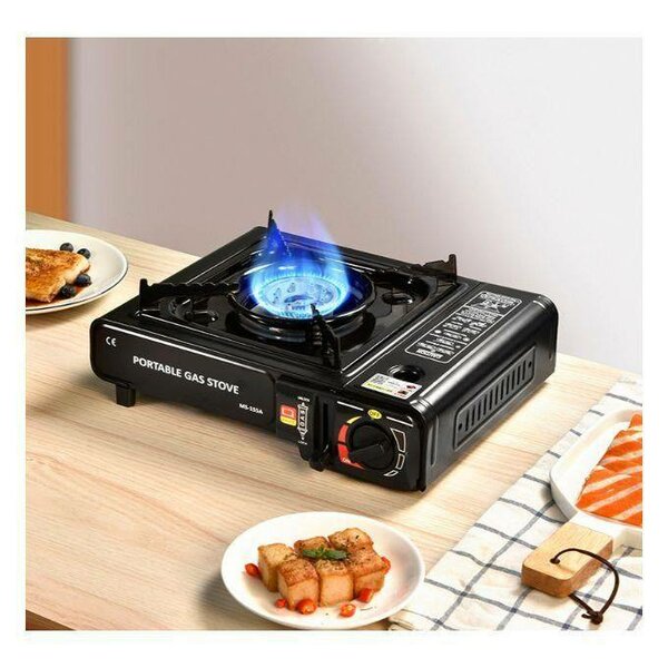 Réchaud à Gaz De Camping Portable à Brûleur Unique, En Acier