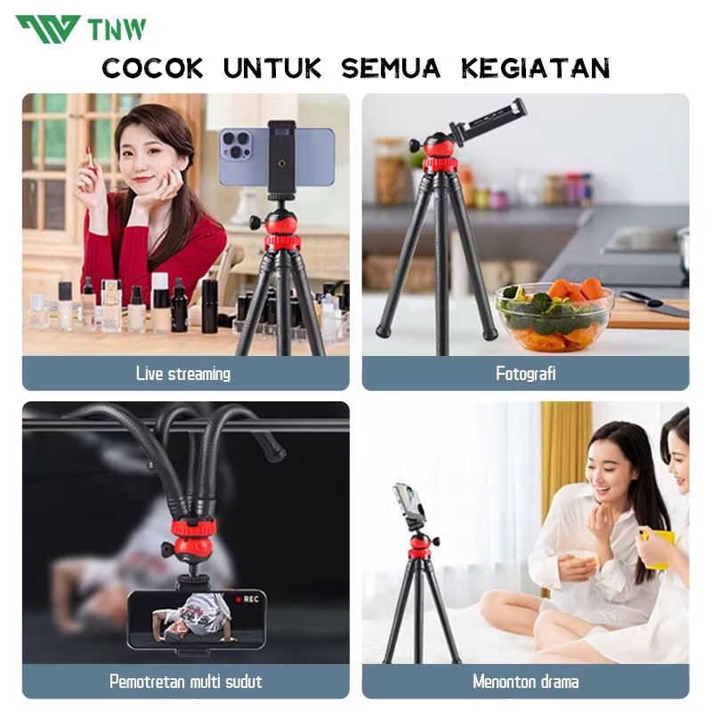 Flexible Tripod Stand -  Ideal for Content Creators