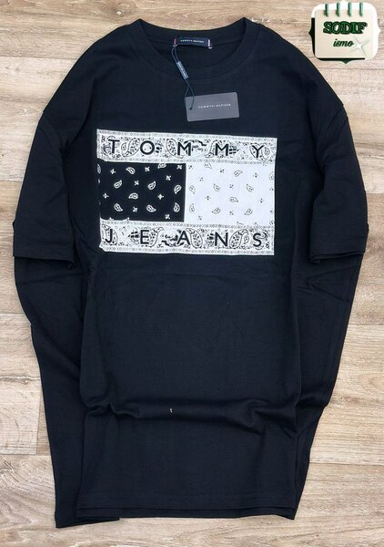 T-shirt Tommy Jeans noir pour homme