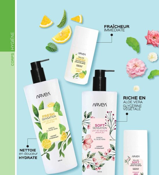 LAIT DE DOUCHE & ROOL-ON