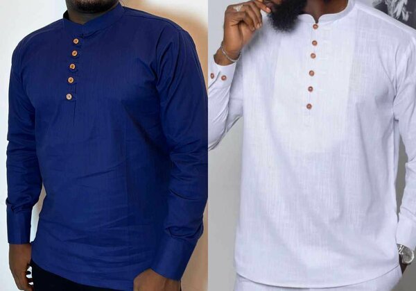 Chemise à col Mao élégante