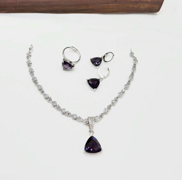 American Diamond 1 karat combo sets