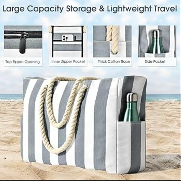 Sac de Plage Grande Capacité