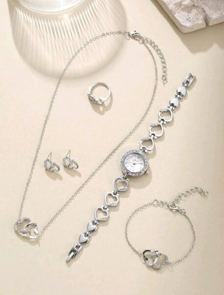 Ensemble montre bijoux Argent