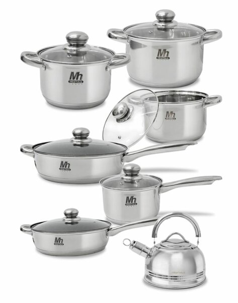 14 PCS 16/18/20 STAINLESS STEEL NON-STICK DIE-CASTING CASSER