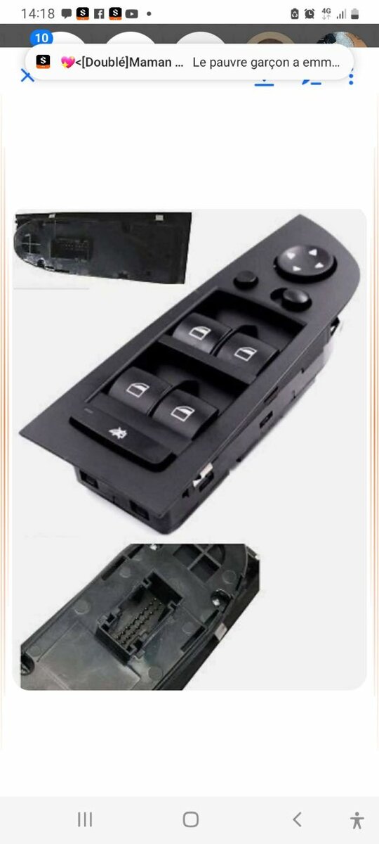 Interrupteur Léve-vitre Électrique Auto