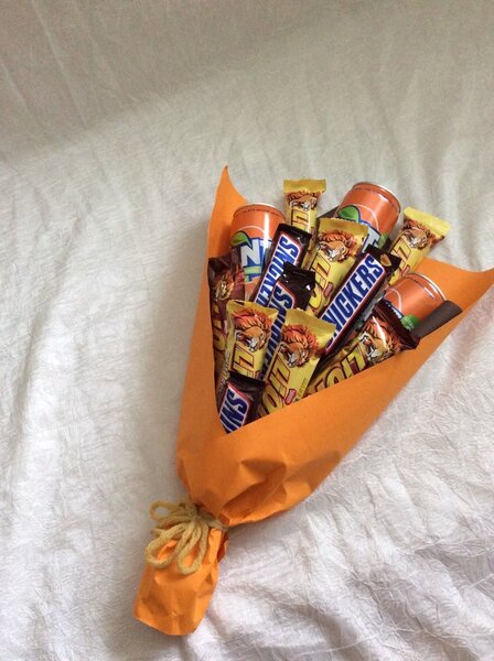 Bouquet de bonbons chocolatés