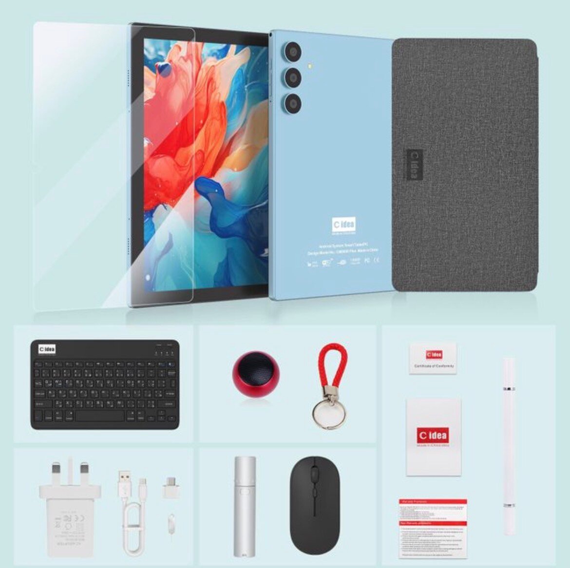 Tablette tactile C Idea 8GB 1TB Android 15.0