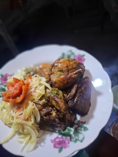 Poulet braisé croustillant