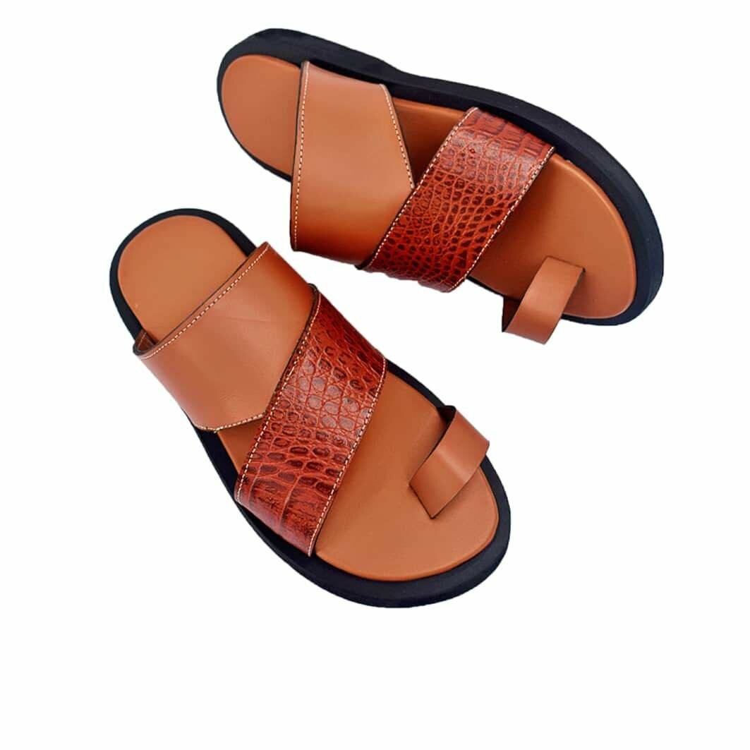 Sandales homme 100% cuir