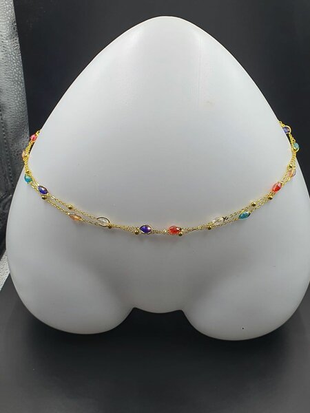 Beaded Multicolor Waist Chain
