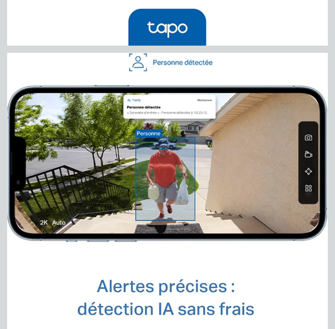 Tapo Interphone Vidéo 2K