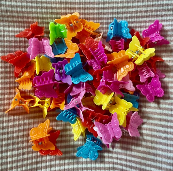 Pinces à cheveux papillon