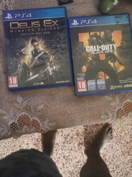 Call of et Deus ex cd ps4