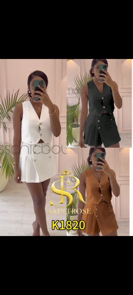 Complet  sans manches chic