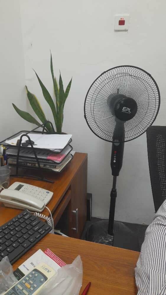 Epl solar Rechargeable fan