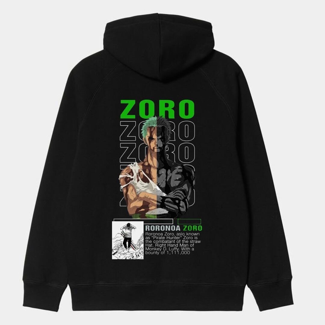 Sweat-shirt One Piece - Zoro / Luffy