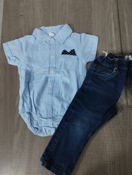 Ensemble body chemise/pantalon