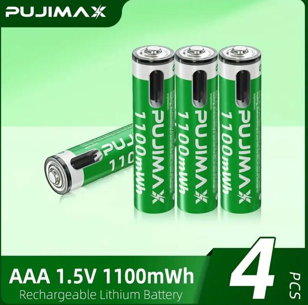 Pujimax Piles Rechargeables 1.5V