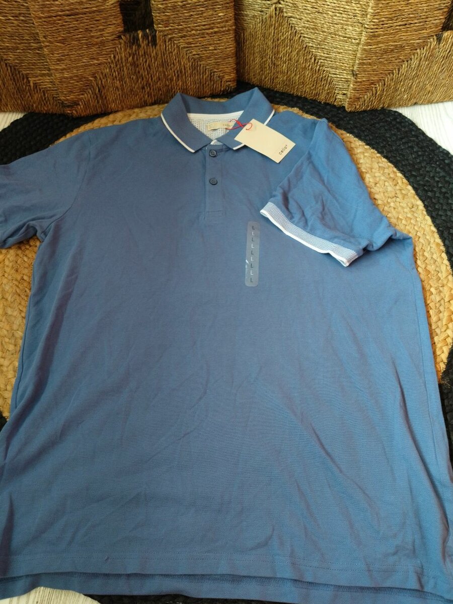 Polo bleu pour homme Celio