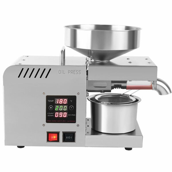 Temperature control cold press oil machine