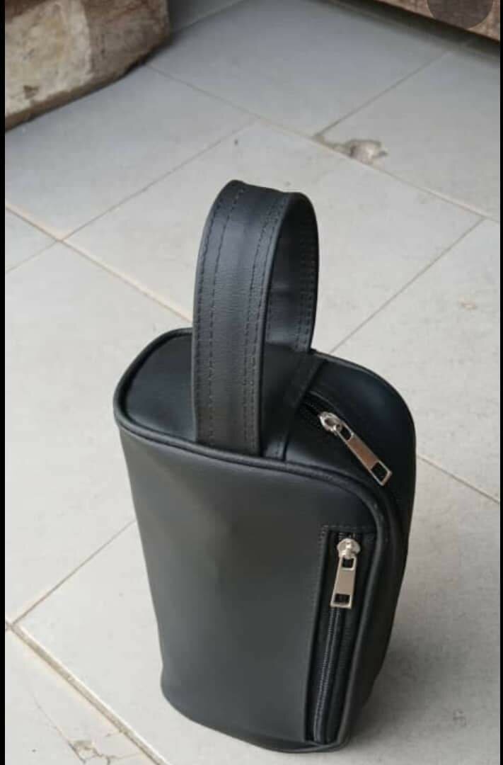 Trousse de toilette cuir élégante