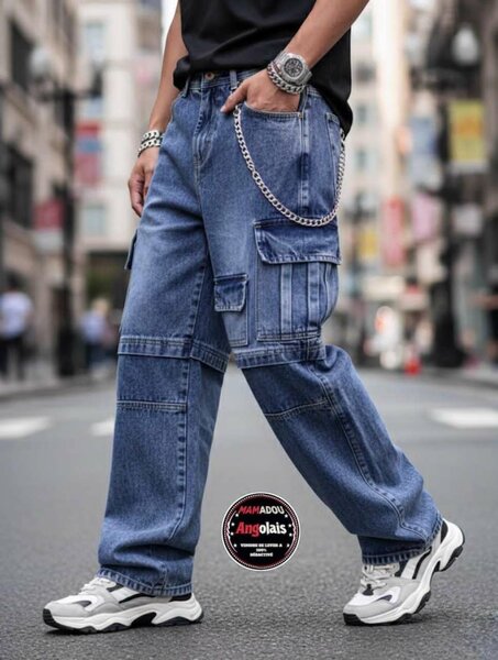 Jeans Cargo Urbain Homme