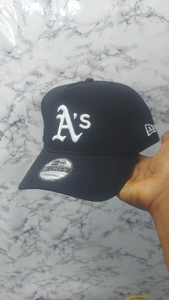 Casquette New Era MLB A's Noir Officiel