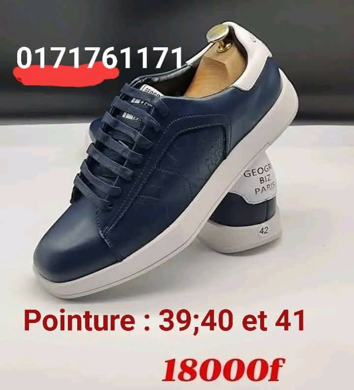 Baskets hommes en cuir élégantes