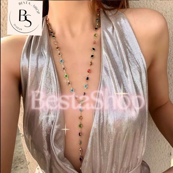 Collier multicolore élégant