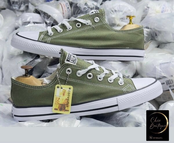 Sneakers classiques vertes