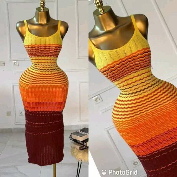 Robe ombrée estivale