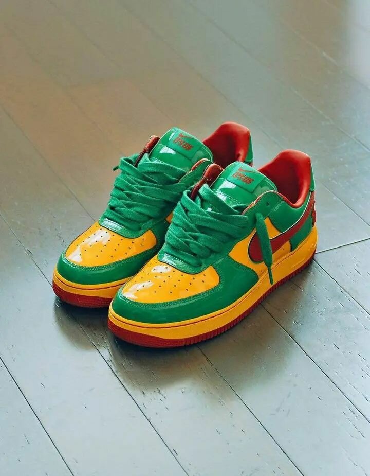 Nike SB Dunk Low Vert Jaune Rouge