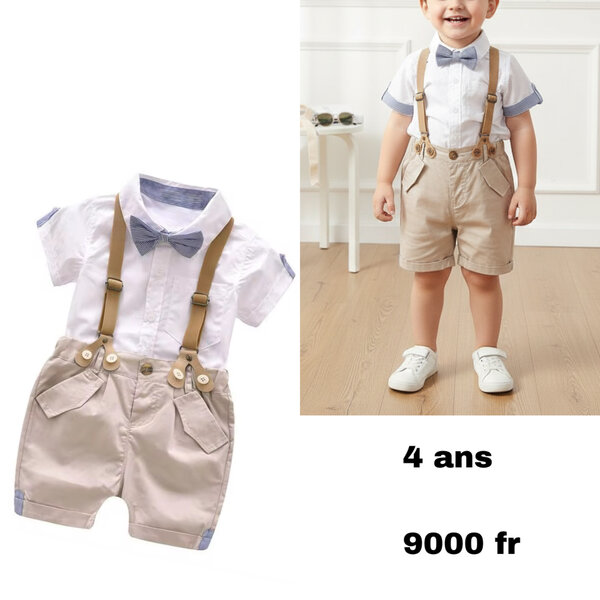Combinaison garçon chic 4 ans