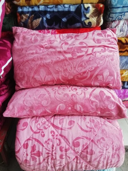 Duvet with pillows