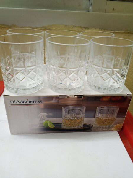 Verres à Whisky Cristal Diamonds