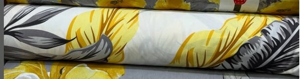 Рулон красивой узорчатой ткани Ранфорс