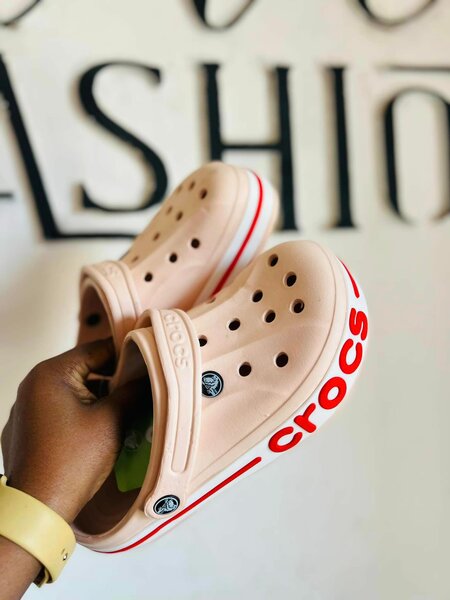 Crocs sabots, color peach