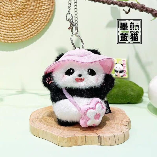 Pendentif panda rose