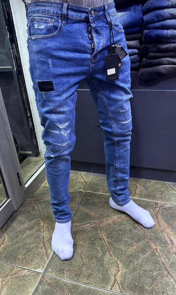 Jean slim déchiré homme