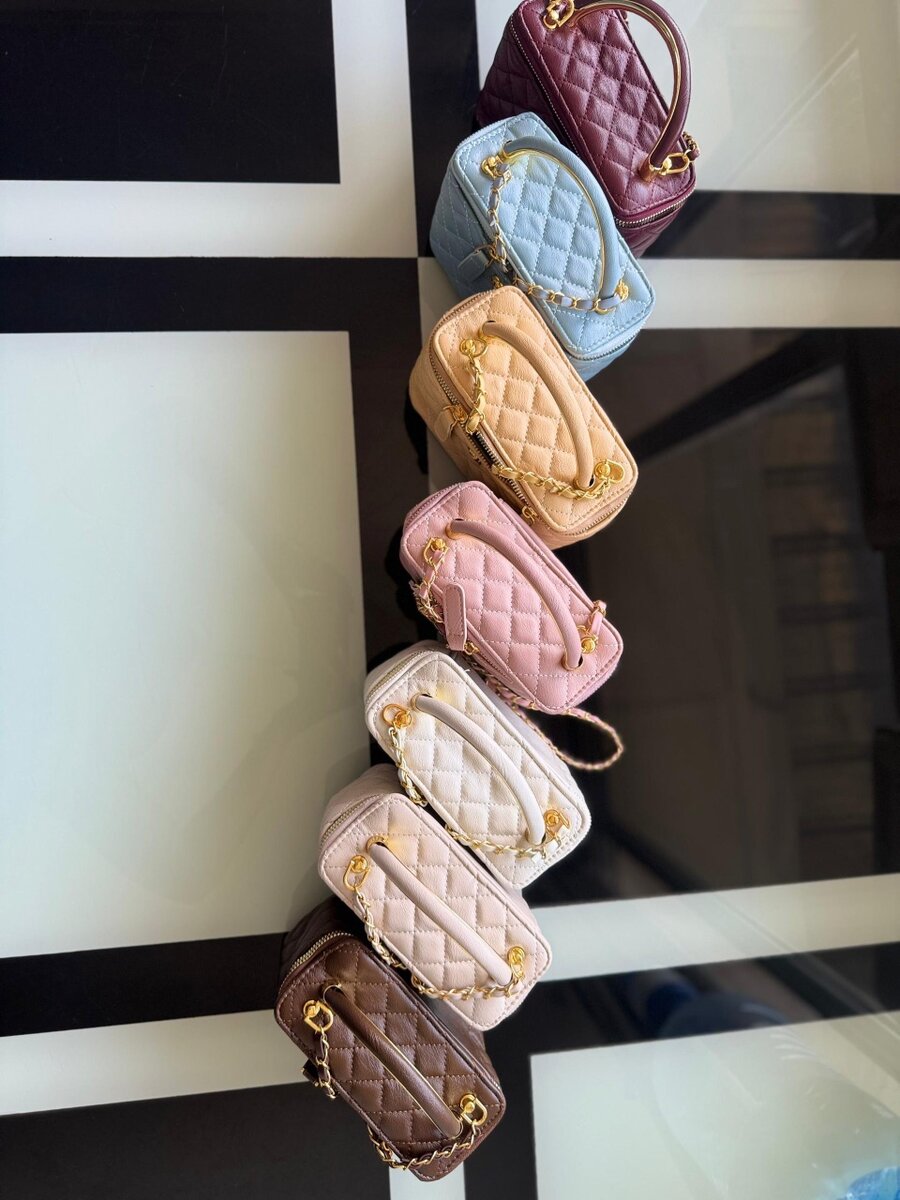 Sacs à main en cuir matelassé