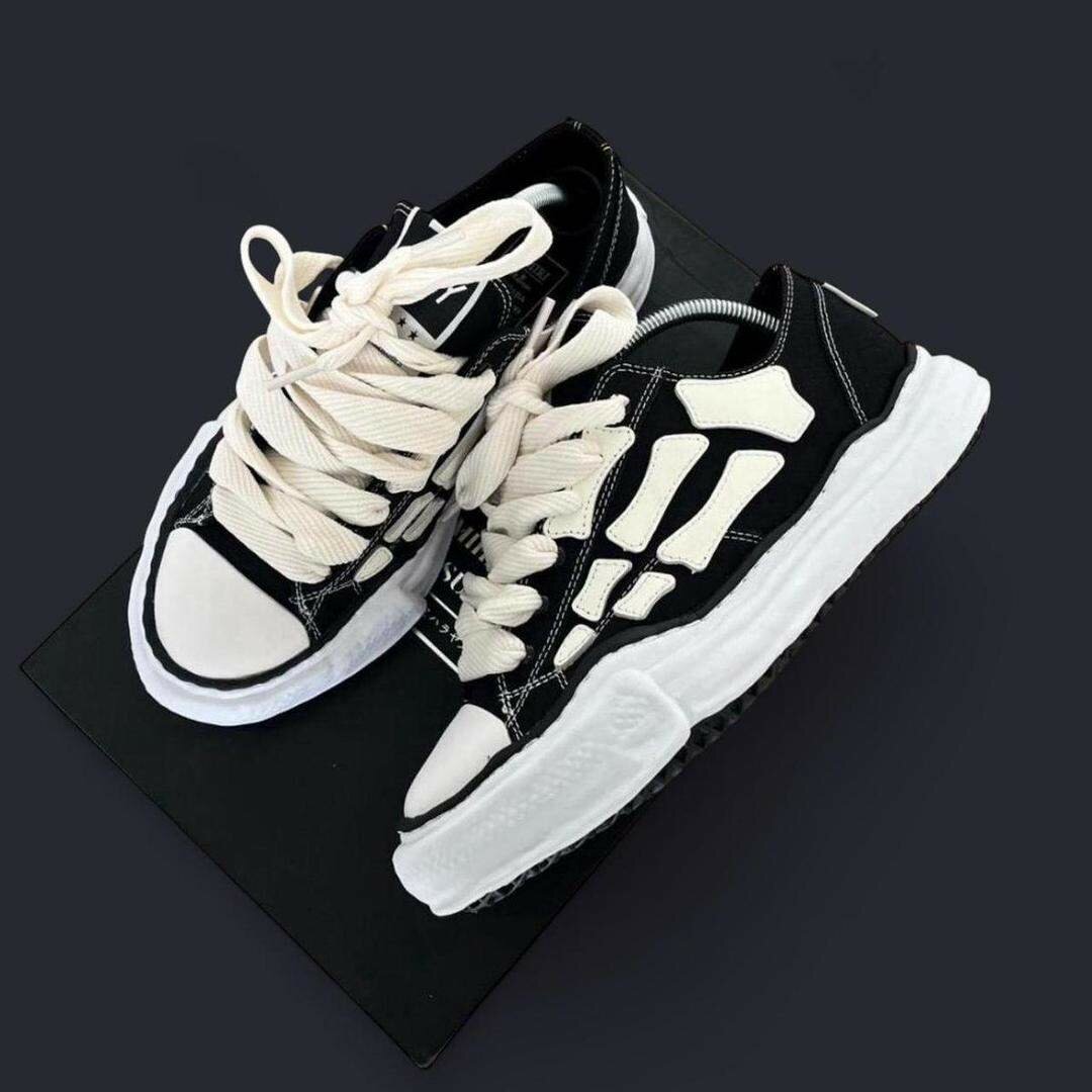 Sneakers Noirs Blancs Unisexes