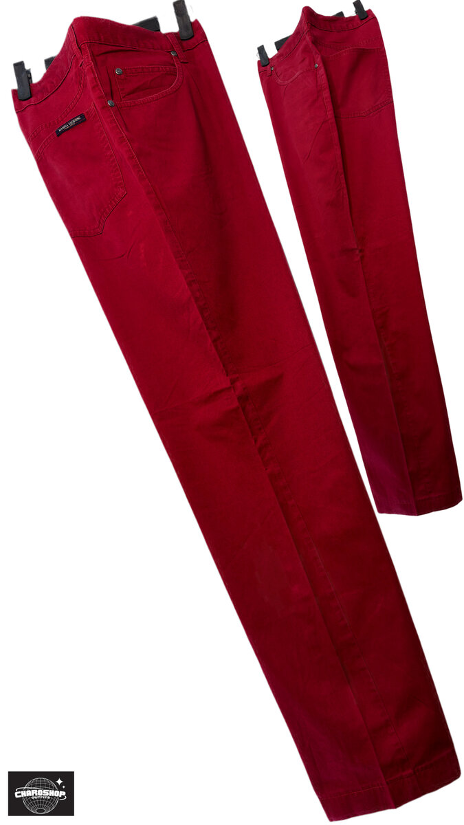 Pantalon rouge cargo style