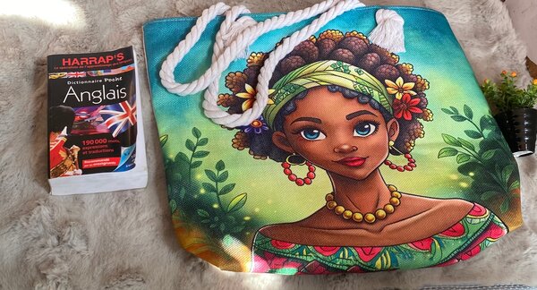 Sac à main coloré en toile