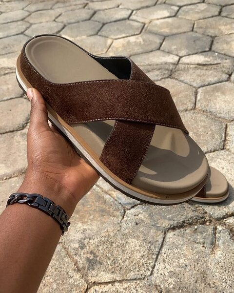 Sandales en cuir pour homme