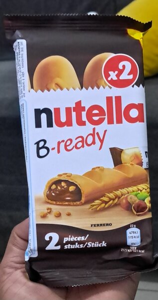 Paquet de 2 Nutella B-ready Ferrero