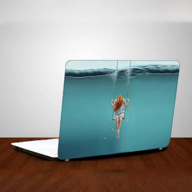 Dream Girl Laptop Back Skin Sticker-Laptop Back Skin-Laptop Skin Vinyl Sticker Decal, 13 13.3 14.6 15 15.4 15.6 inch Laptop Skin Sticker Cover For All Laptops