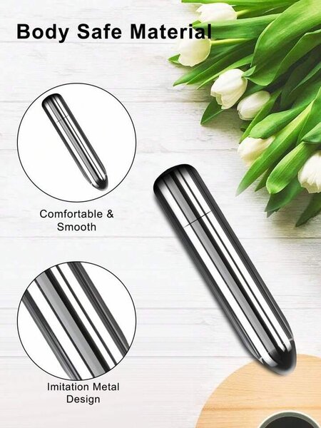 Rechargeable bullet vibrator