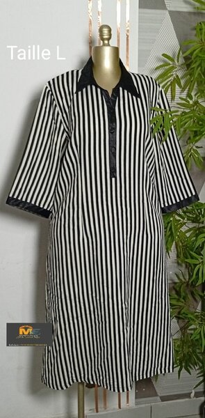 Robe rayée élégante